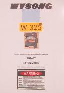 Wysong-Wysong 2572 & 2596 Parts List & Maintenance Manual Press Brake-2572-2596-03